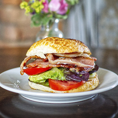 Loaded Cobs at The Falcon Inn