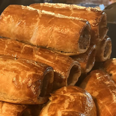 Sausage Rolls at The Falcon Inn