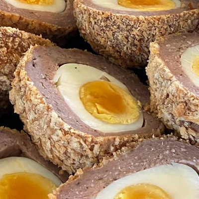 Scotch Eggs at The Falcon Inn